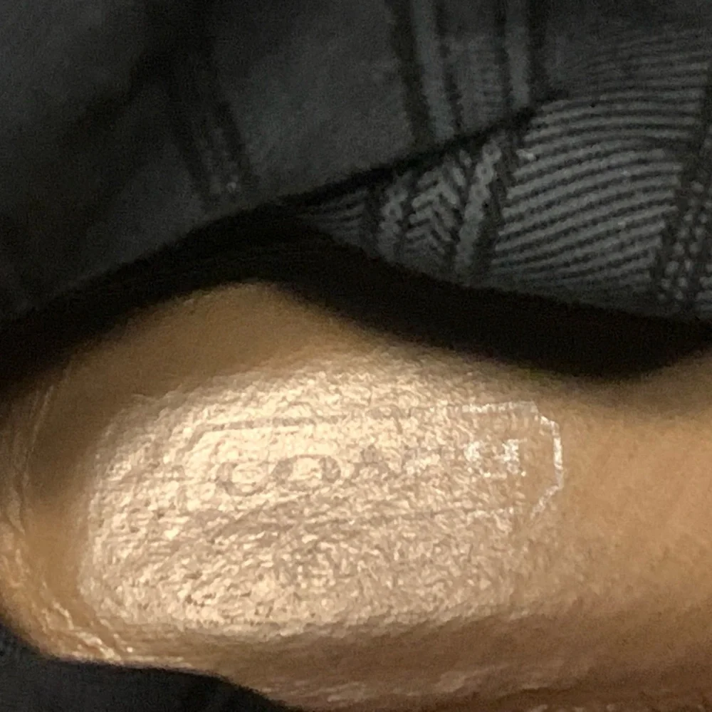 Coach Monogramed Leather Knee Boots - Picture 7 of 14